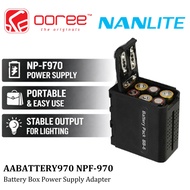 Nanlite AABattery970 NP-F970 AA Battery Box Power Supply Adapter for LED Light & Camera Accessories