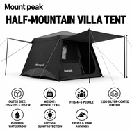 Mount peak Half-mountain Villa tents, family tents, camping, folding luxury tents, sun protection UV