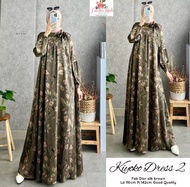 KIYOKO DRESS # 2 BAHAN SILK GAMIS MEWAH WANITA TERBARU
