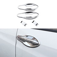 For Honda HRV HR-V Vezel 2014-2020 ABS Chrome Car Exterior Door Handle Bowl Cover Sticker Trim Door Styling Accessories