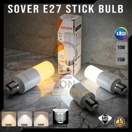 (SIRIM) SOVER 10W 15W LED Stick Bulb light bulb Lampu LED Light Bulb E27 PLC Ceiling Light Mentol LE