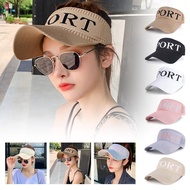 appleinmyeyes Summer Ponytail Baseball Caps Women Empty Top Tennis Hat Sun Visor Golf Outdoor Hats I