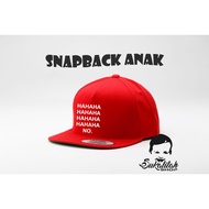 Unisex children's snapback hat hahahaha no
