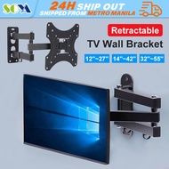 12-32 Inch 10cm TV Mount Wall-Mounted Snap Fastener Flat Panel Bracket Universal Metal Holder Lcd Led Monitor Frame LED/LCD/Plasma Swivel Tilt TV Wall Mount thickening Lcd Bracket Wall Expansion Extension Bracke