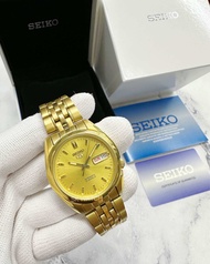 Seiko 5 Automatic Gold Watch / 7S26-01V0 / 37mm