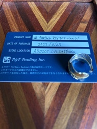 鷲見太郎 taro washimi M feather K18 TOP 羽毛戒指