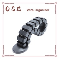 Round serpentine desk cable hose Conference table cable trough desk cable hose