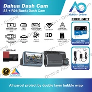 Dahua S8 Dashcam Up to 4K resolution 24-hours parking monitoring with GPS ADAS