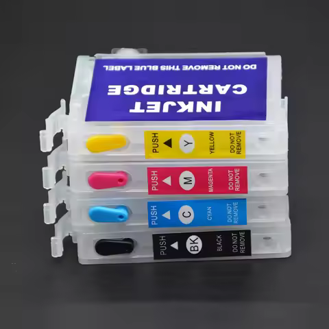 Refill Ink Cartridge with Chip for Epson T10 T11 T20 T21 T40W T13 TX220 T20E TX213 TX100 TX101 TX200
