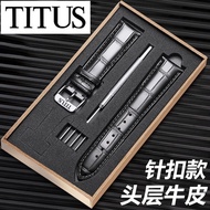 Titus Watch strap With Box replacement Titus strap TITUS everlasting series genuine leather strap pi