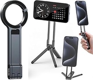 Ulanzi MA30 Smartphone Tripod/MagSafe Compatible, Metal, Strong Magnet, Foldable, Portable, Selfie S