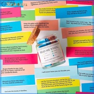 XOITU Bible Verse Jar Spanish Scripture Prayer Hope Bible Verse Jar Decoration Positive Thinking Emo