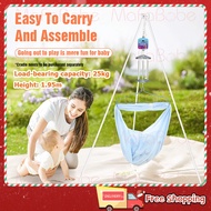 Mafababe Spring Cot With Max Load 25Kg (Rangka Buaian Bayi | Tripod Type Baby Cradle) Buaian baby tr