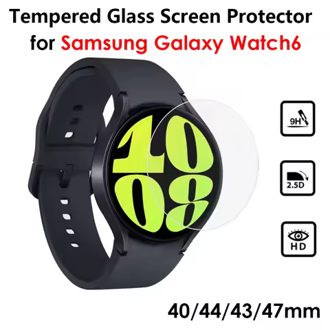 2PCS Tempered Glass Screen Protector for Samsung Galaxy Watch6 40mm SM-R930 44mm SM-R940 6 Classic 4