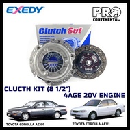 EXEDY DAIKIN TOYOTA COROLLA SEG AE101 AE111 4AGE 20V (8 1/2") CLUTCH KIT SET
