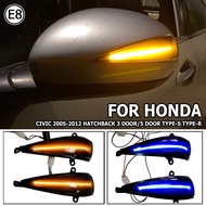 For Honda Civic 8th MK8 Type-S Type-R FN 1 2 3 LED Dynamic Blinker Turn Signal Light for Civic 2005-