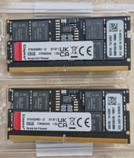 金士頓 FURY Impact DDR5 6400 SODIMM 16GB*2 KF564S38IBK2-32
