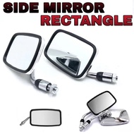 HONDA BEAT FI Rectangle Aluminum Motorcycle Rearview side Mirrors short stem accessories