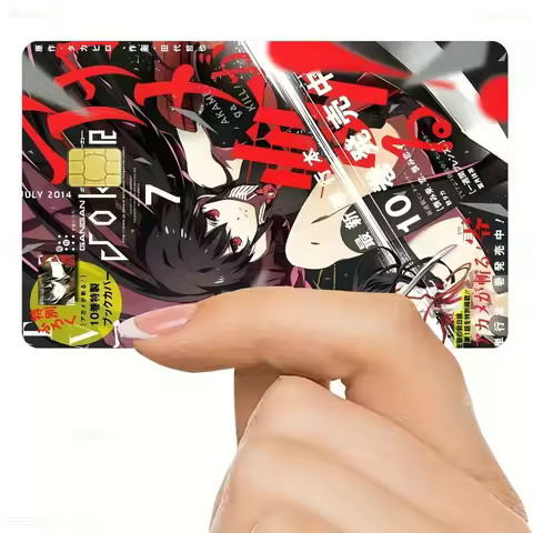 Japanese Classic Anime Akame Ga KILL Game Sticker Film Skin Cover Case For Small Large No Chip Debit