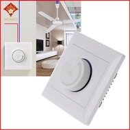 [WY3] Adjustment Ceiling Fan Speed Control Switch Wall Button Dimmer Switch 220V 10A [MY]