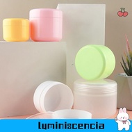 LUMINISCENCIA 2pcs Makeup Jar, Plastic 20g 30g Face Cream Jar, Round Bottom Colorful Refillable Trav