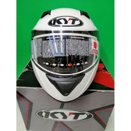 KYT Helmet Casco KYT Convair Plain Pearl White-L/XL