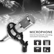 ไมค์อัดเสียง คอนเดนเซอร์ Pro Condenser Microphone BM800 พร้อม ขาตั้งไมค์โครโฟน และอุปกรณ์เสริมUSB (โ