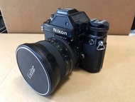 Nikon F + Vivitar series 1