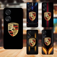 Oppo A98 5G Black Bezel Phone Case Porsche Brand