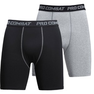 Summer Sports Tight Shorts Men's Basketball Fitness Quick-Drying Leggings Running Elastic Training C