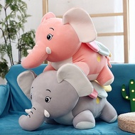 Elephant with Rainbow Wings Plushie Toy Premium Material 30~50cm doll Soft Fabrics Patung Gajah Pela