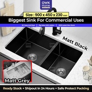Black Kitchen Sink | 9045 Sink | Nano Kitchen Sink | kitchen basin sink | Cabinet sink | Kitchen sin