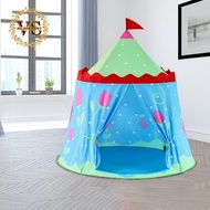 Kids Tent House Portable Princess Castle Present Hang Flag Children Teepee Tent Play Tent for Baby Birthday Gifts