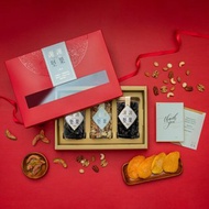 中秋禮盒 謝謝乾膽相照(3罐組附提袋)(五堅果,海苔脆片,葡萄乾)