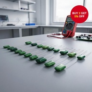 100V Polyester Capacitor Kit 180PCS 2A102J-2A822J 18Values 10pcs Each 102 222 472 103 223 1nF 2.2nF 