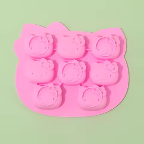 Cartoon Silicone Mold KT Cat Chocolate Soap Mould Animal Baking Cake Decorating Tools Cartoon Charac