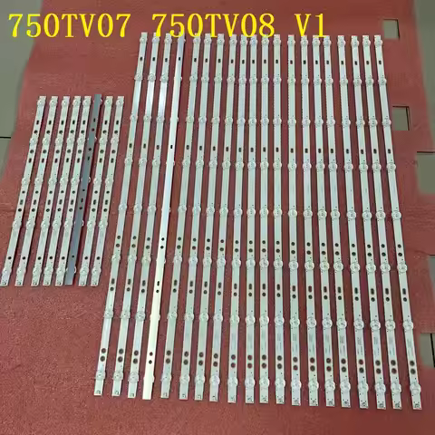 1set LED Strip for SONY 750TV07 750TV08 V1 KDL-75W850C KDL-75W855C KDL-75W857C KDL-75W859C KDL-75W80