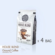 Mezzo : กาแฟคั่วบด 4 ถุง (Ground Coffee House Blend 4 bags)