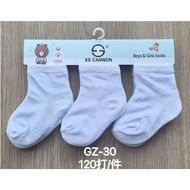 0-8 Months Old 3pair Baby Socks for boys and girls children's thin mid-tube socks