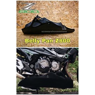 Belly Pan KAWASAKI Z800 Fiber Glass Lower Cover Sampan Motorcycle Superbike Matt Black