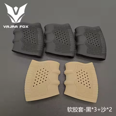 Tactical Universal Gun Grip Cover Fit Pistol Handle Non-Slip Rubber Cover Fit Gloc G17, G18，G19 Hand