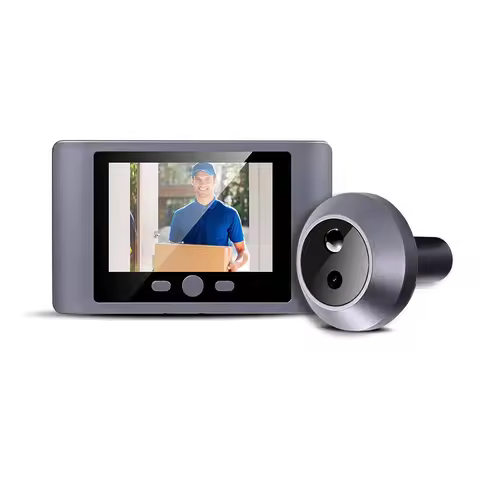 Mini Peephole Smart Wireless Door Viewer Camera PIR Motion Detection Digital Door Viewer 2.8 Inch Di