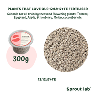 Sprout lab | Slow Release Plant Fertiliser - 15:15:15+TE | 12:12:17+TE | 8-8-8+TE Organic