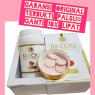 [ GRATIS ONGKIR ]  m coll collagen candy 60pcs size m collagen candy / m coll / masker collagen / M-