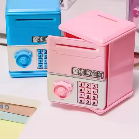 Creative Password Children's Piggy Bank Mini ATM Cash Saving Money Box Money Saving Bank Financial S