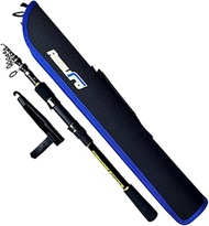 AZ Short Pack Chivas 86 Puck Rod, Telescopic Colod, Sea Bass Rod, Easy to Carry With Dimensions 18.9