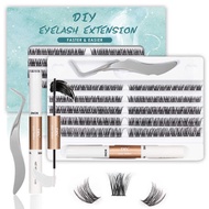 Segmented Hair 1 2 0 Clusters Hot Melt Single Eyelashes D I Y l a s h e c u t r