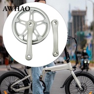 [AWHAO] City Folding Bike Crankset, Heavy Duty, 152mm Square Crank, Components & Parts
