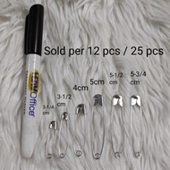 Safety Pins Metal Silver (Pardible) Sold per 12 / 25 Pcs.
