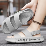 Seliper lelaki viral 2022  new  fashion style original casual non-slip beach shoes outdoor hiking hi